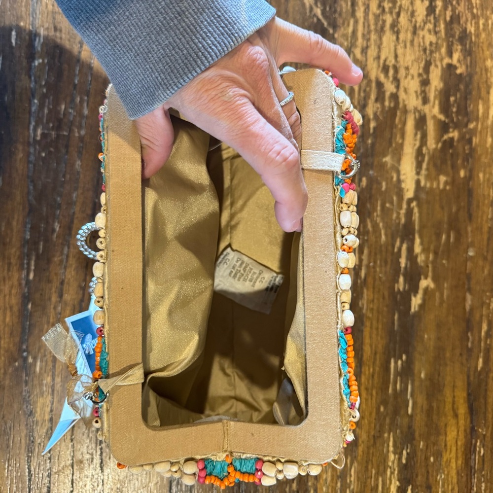 Colorful Beaded Clutch - Picture 2 of 3